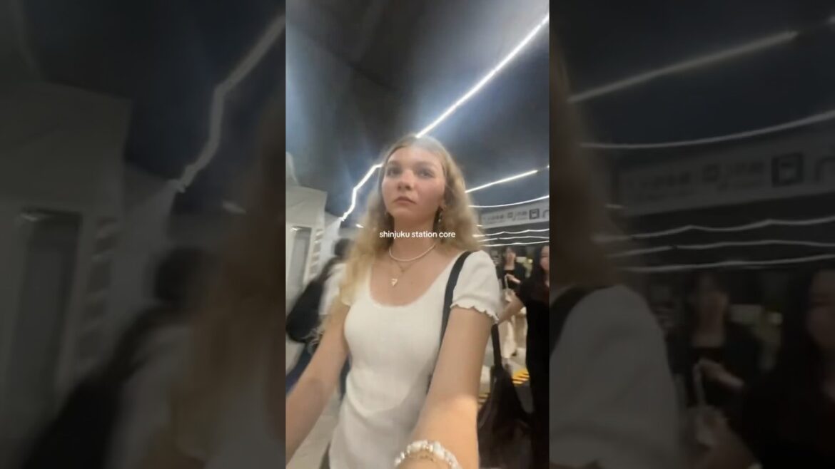 always so packed 🫡 #travel #japan #shinjukustation #tokyo