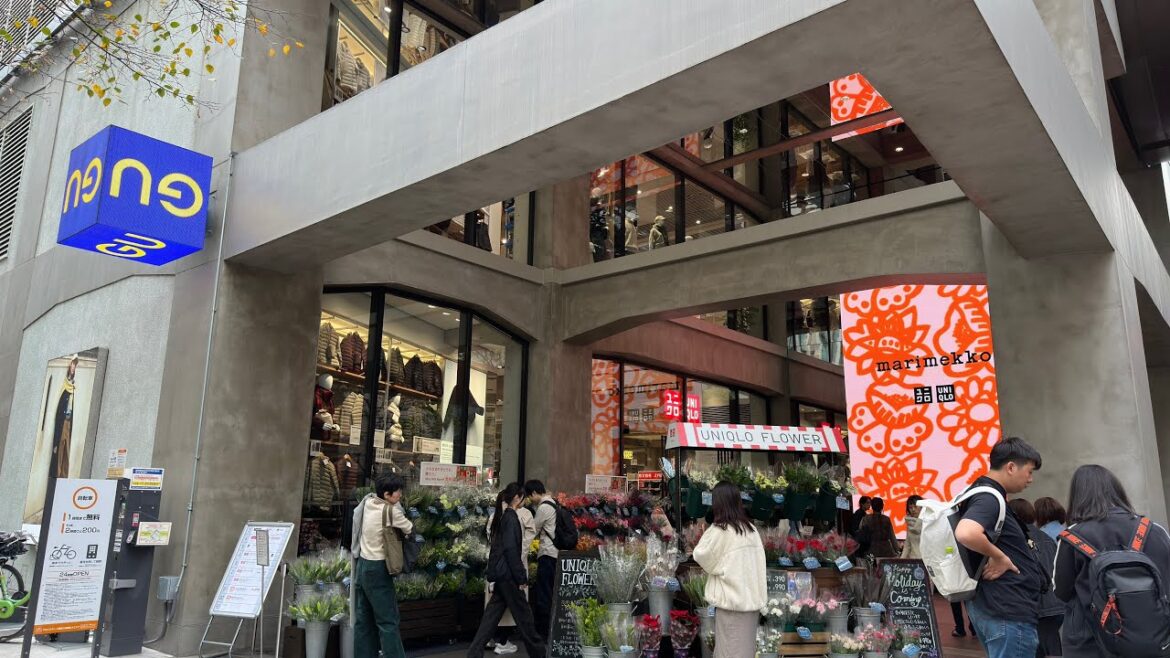 Japan Live Ginza Christmas Store Front Tour