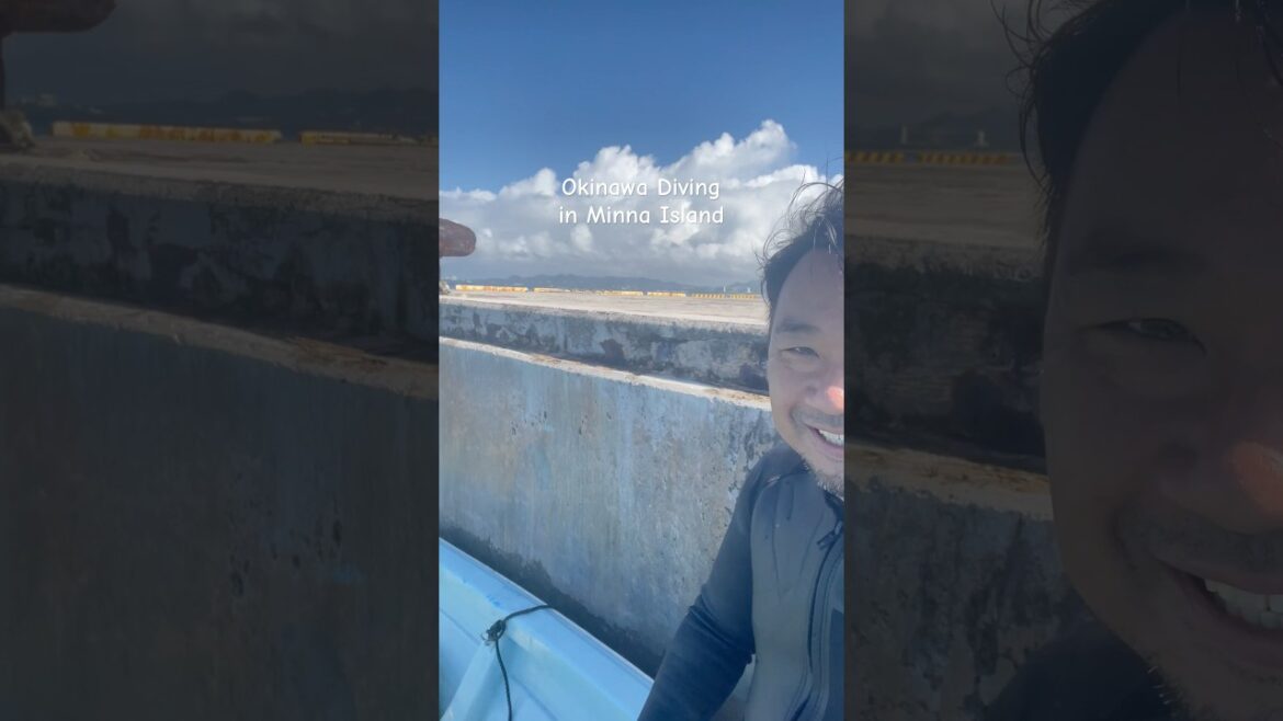 Okinawa diving in Minna Island. 沖縄の水納島ダイビングの休憩タイム#沖縄 #沖縄ダイビング #水納島