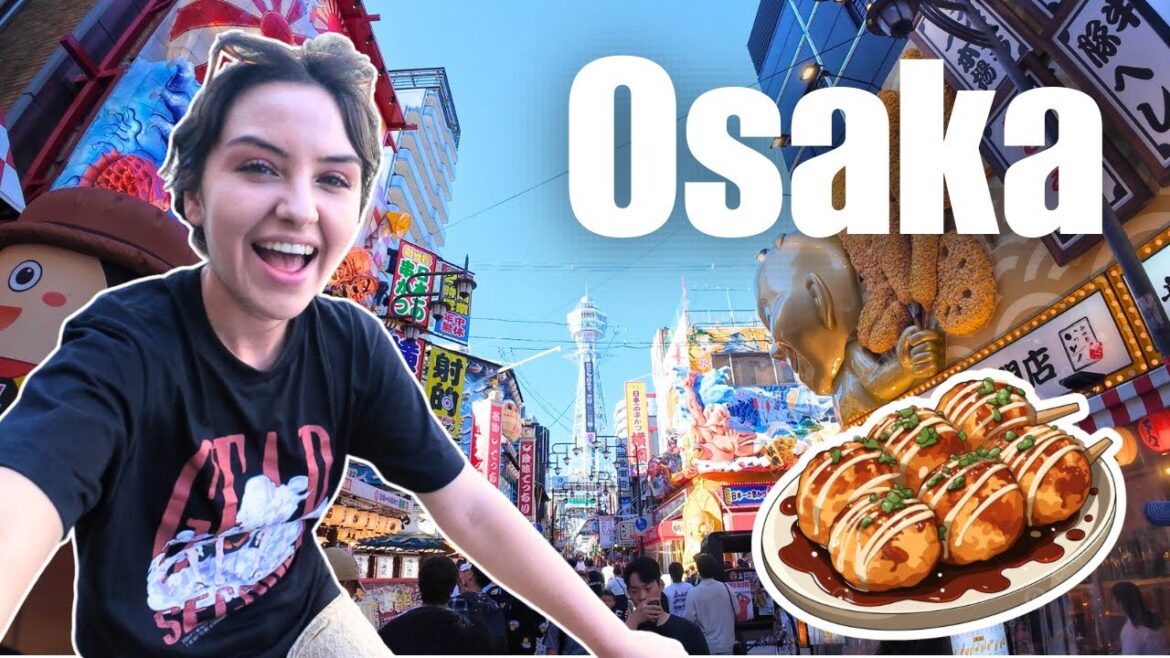 Acompáñame a conocer los MEJORES barrios de OSAKA, Japón🇯🇵✨🍡