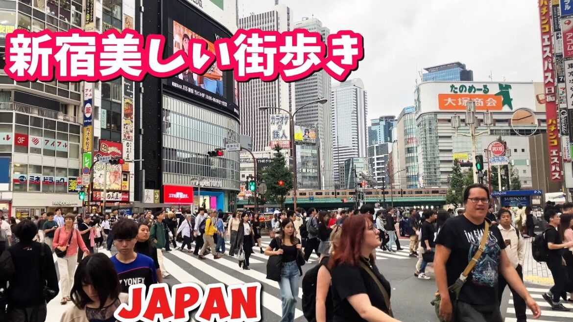 [4K] 新宿東京：Shinjuku City Walking Tour || Japan HDR ||