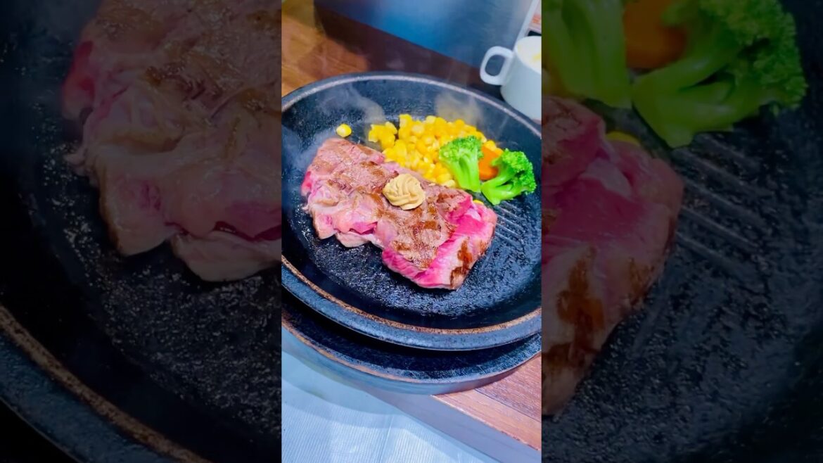 YUMMY RIBEYE STEAK! #fukuoka #ikinaristeak #hakata #food #travel #viralshorts #japan #vacation #love