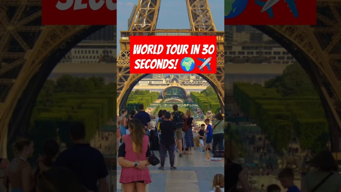 30-Second World Tour: Explore 5 Bucket List Destinations Fast! 🌍✈️ #shorts