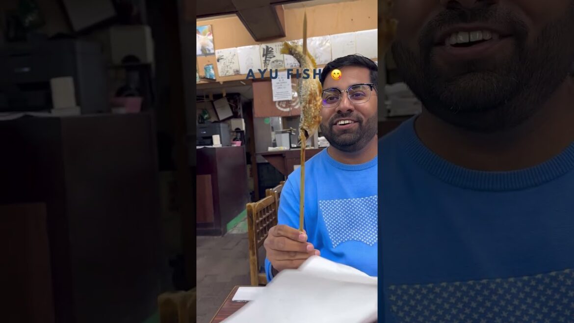 Crispy, authentic and full of flavor! Meet Ayu, Japan’s river delight 🐟#ayufish #musttryjapan