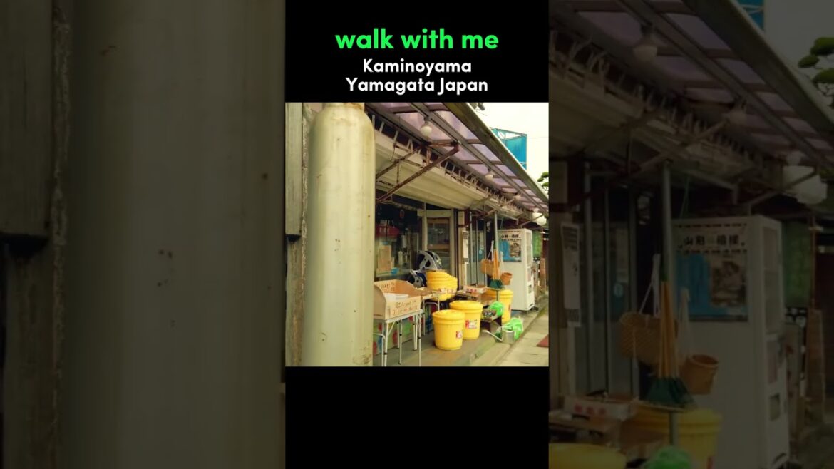 Walk With Me in Kaminoyama | Yamagata Japan Walking Tour