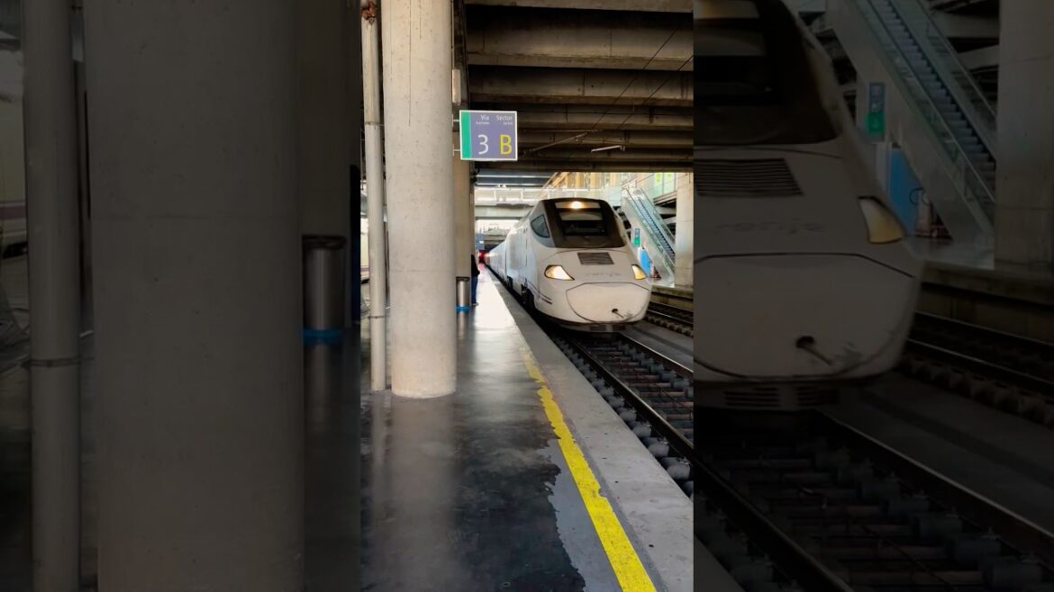 Train Spotting Renfe Talgo Avril at Cordoba in Spain #trainspotting #shorts