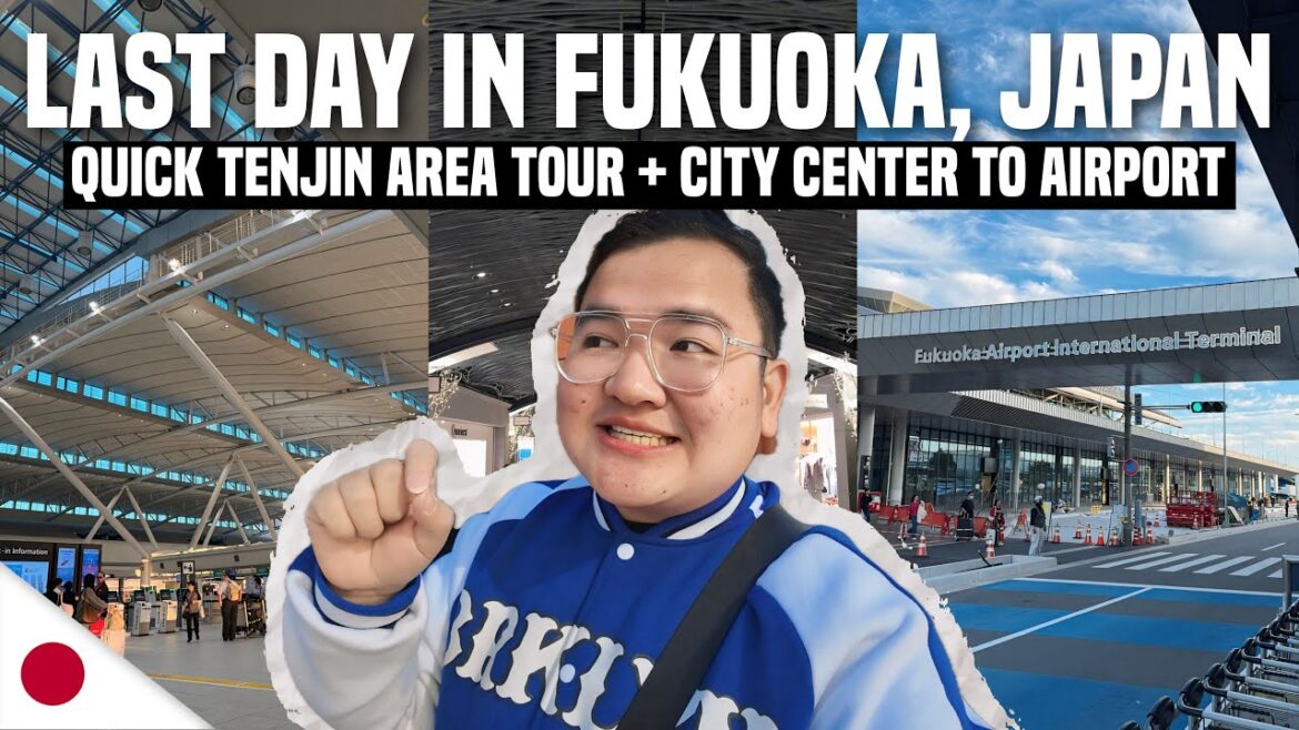 LAST DAY in FUKUOKA: Quick Tenjin Area Tour + City Center to Airport 🇯🇵 | Ivan de Guzman