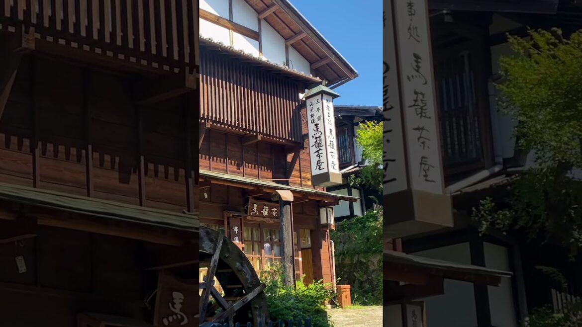 Magome is possibly the most charming town in the world. We stayed here in a traditional ryokan 🇯🇵