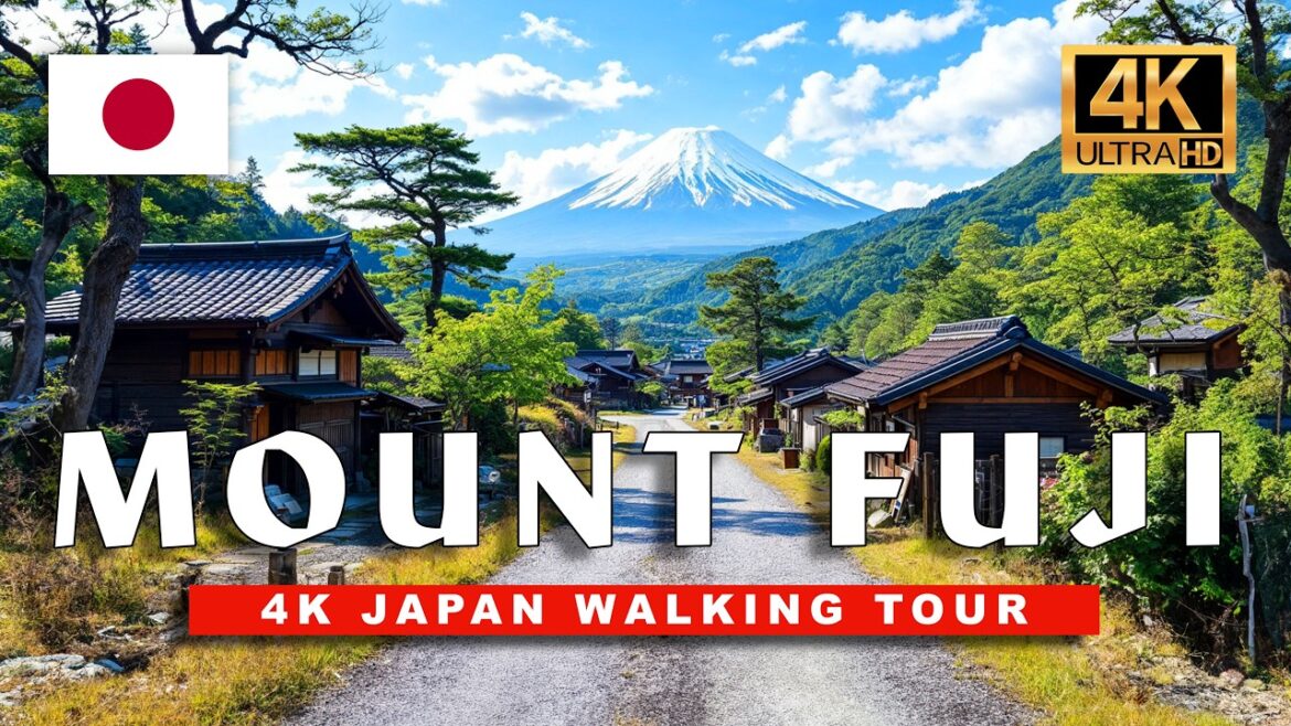 [4K] Mt Fuji Japan Walking Tour - Explore the hidden gems of Oshino Hakkai | 4K HDR 60fps