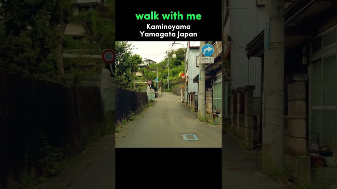 Walk With Me in Kaminoyama | Yamagata Japan Walking Tour