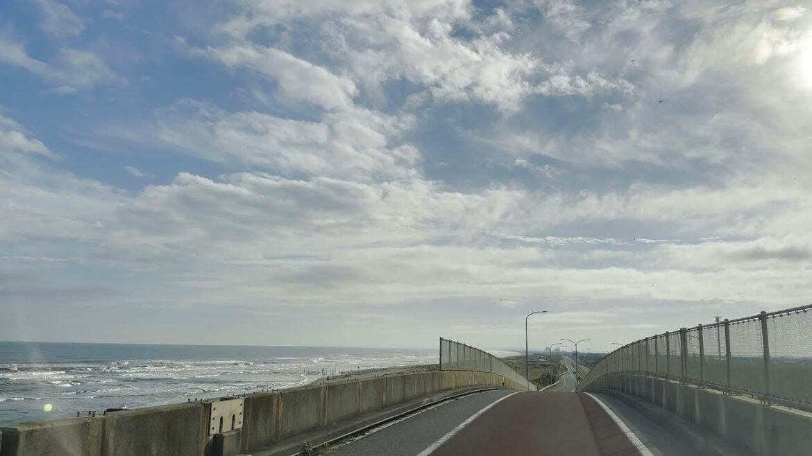 【4K Driving Tokyo】Tokyo→Ichinomiya , Autumn daytime , Relaxing Scenes&Sounds