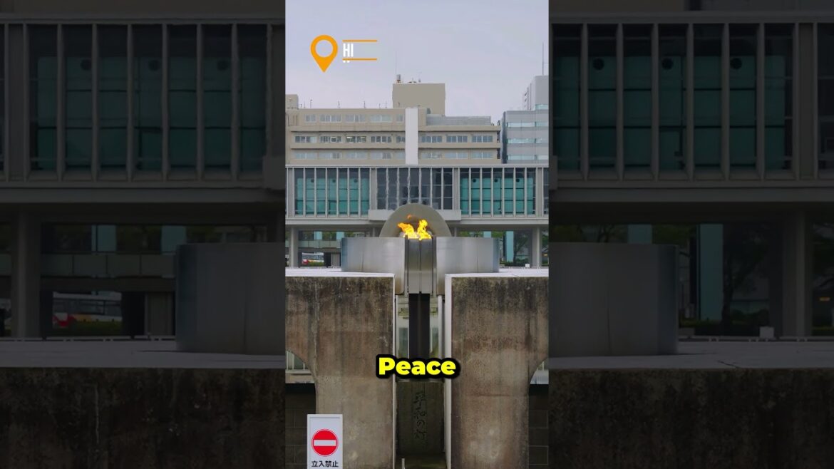 japan - hiroshima - peace memorıal park I 4K I #shorts #travel #hiroshima #japan