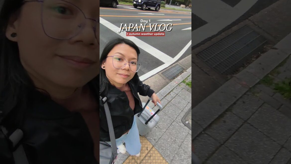 Nagoya Japan vlog with autumn weather update day 1 #japantravel #japantips #japantrip