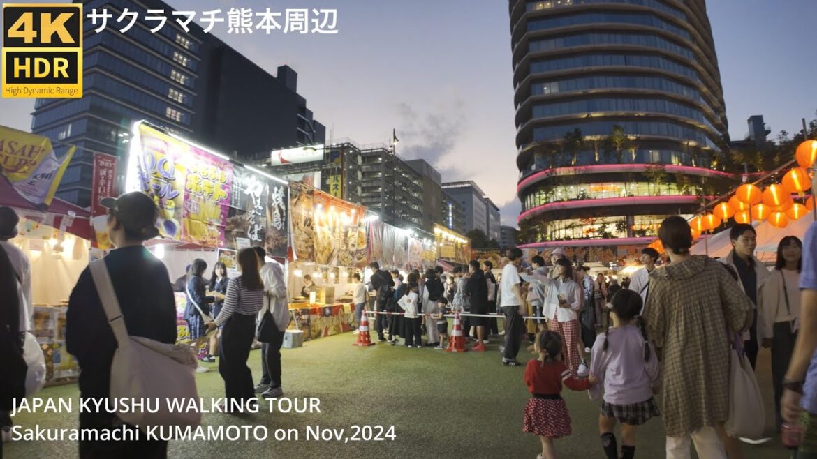 桜町熊本と熊本城桜の小路(城彩苑)周辺を歩く4k Japan Kyushu walking around Sakuramachi Kumamoto 桜町熊本と熊本城桜の小路(城彩苑)周辺を歩く4k Japan Kyushu walking around Sakuramachi Kumamoto