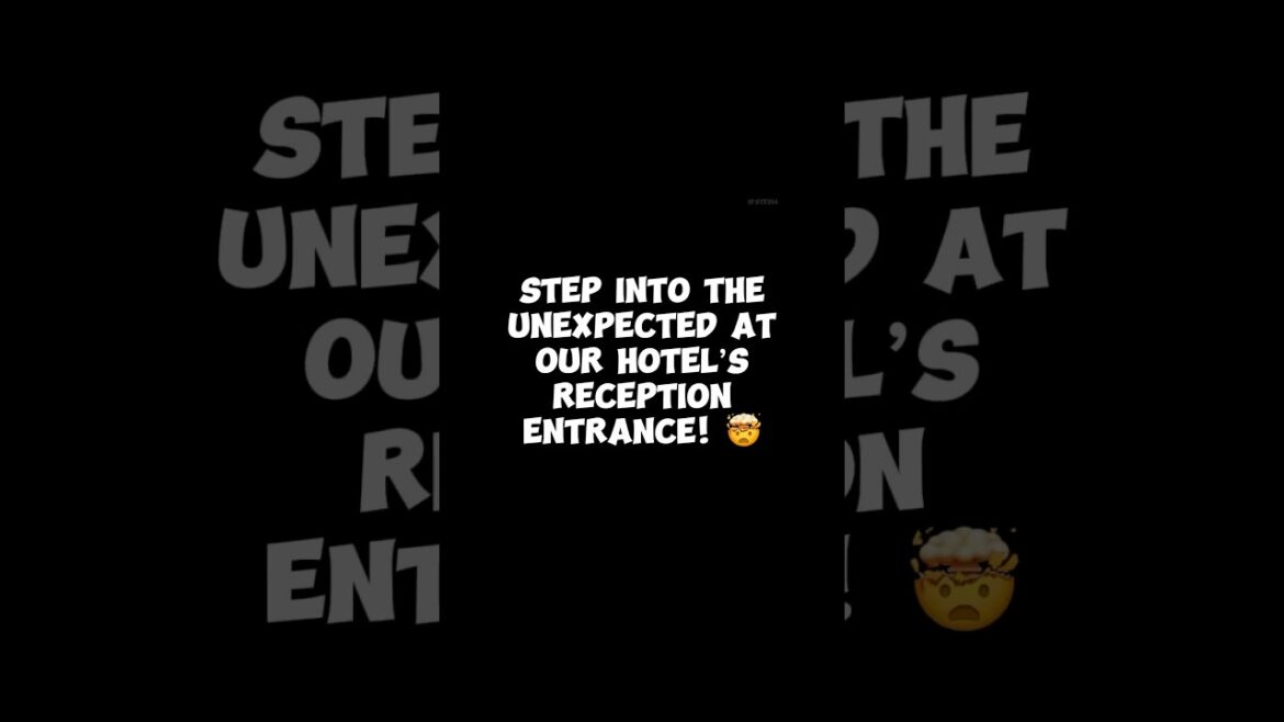 Mind-Blowing Hotel Entrance! 🤯 #shorts