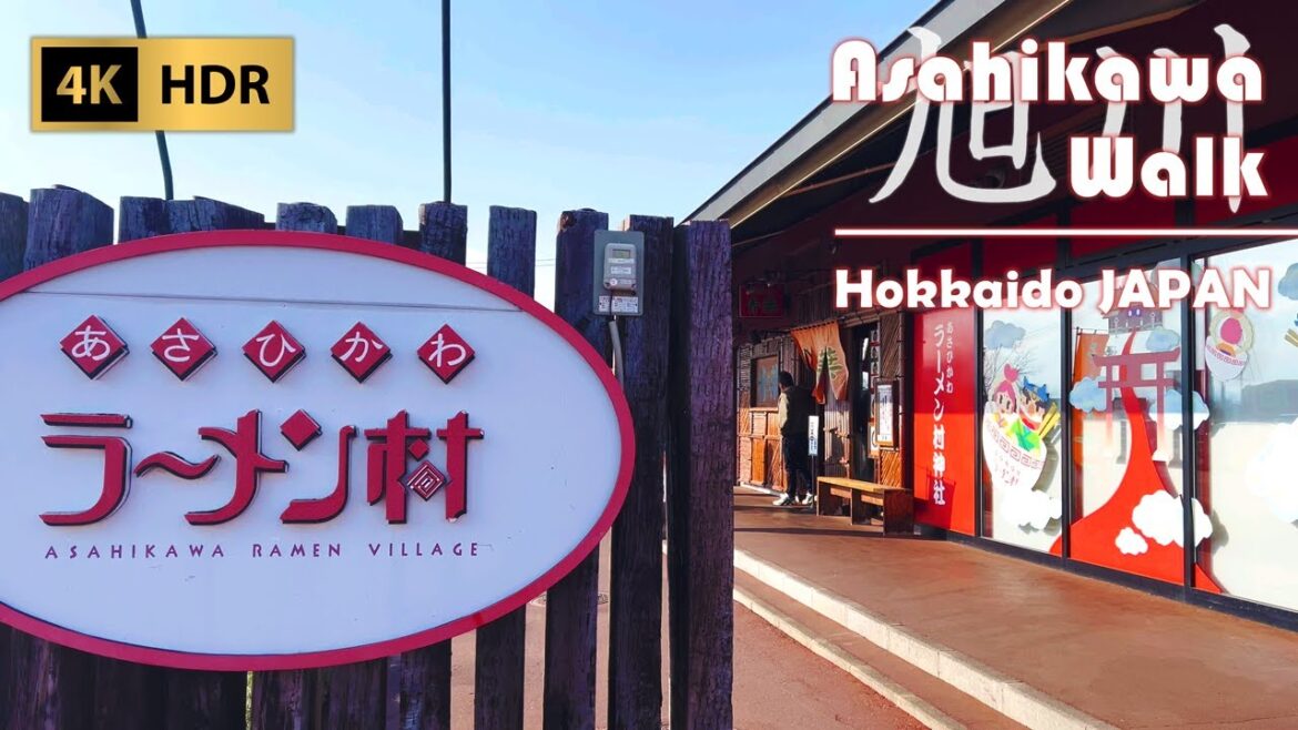 Walk around Ramen Village in Asahikawa | Hokkaido | Japan | 4K HDR