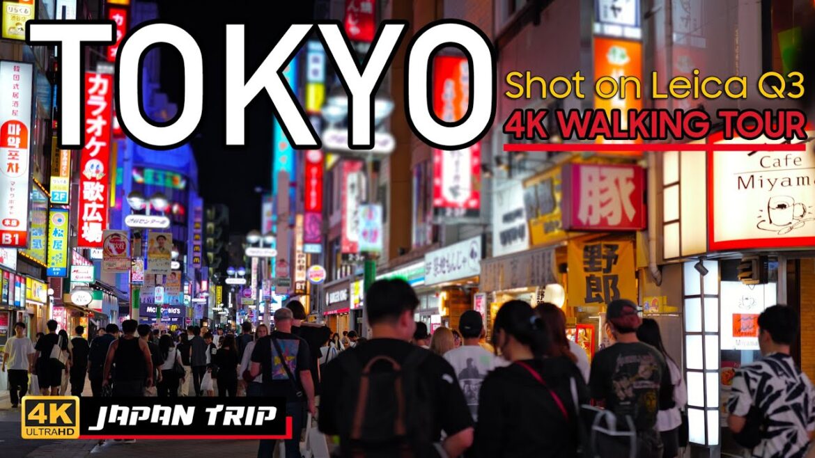 TOKYO, JAPAN 4K WALKING TOUR | DU LỊCH ĐI BỘ TRUNG TÂM TOKYO NHẬT BẢN | QUAY THỬ BẰNG MÁY LEICA Q3