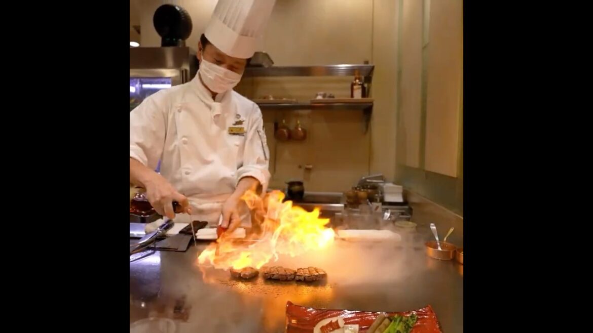 Thưởng Thức Wagyu Steak Cao Cấp Tại Nhà Hàng Teppanyaki Nhật Bản! #shortvideo #food
