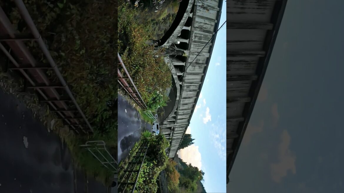 柿其水路橋（長野県木曽郡南木曽町）※スマホは横向きで見てね