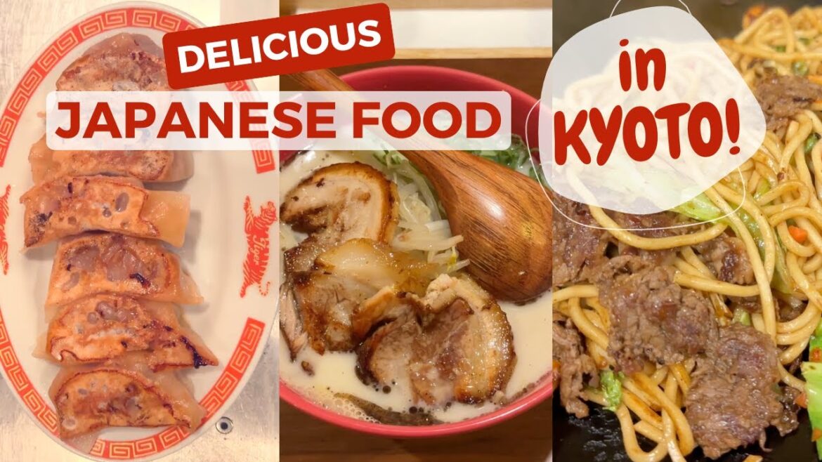 Delicious Japanese Food in Kyoto Japan (Kyoto Food Tour) Happy Trip