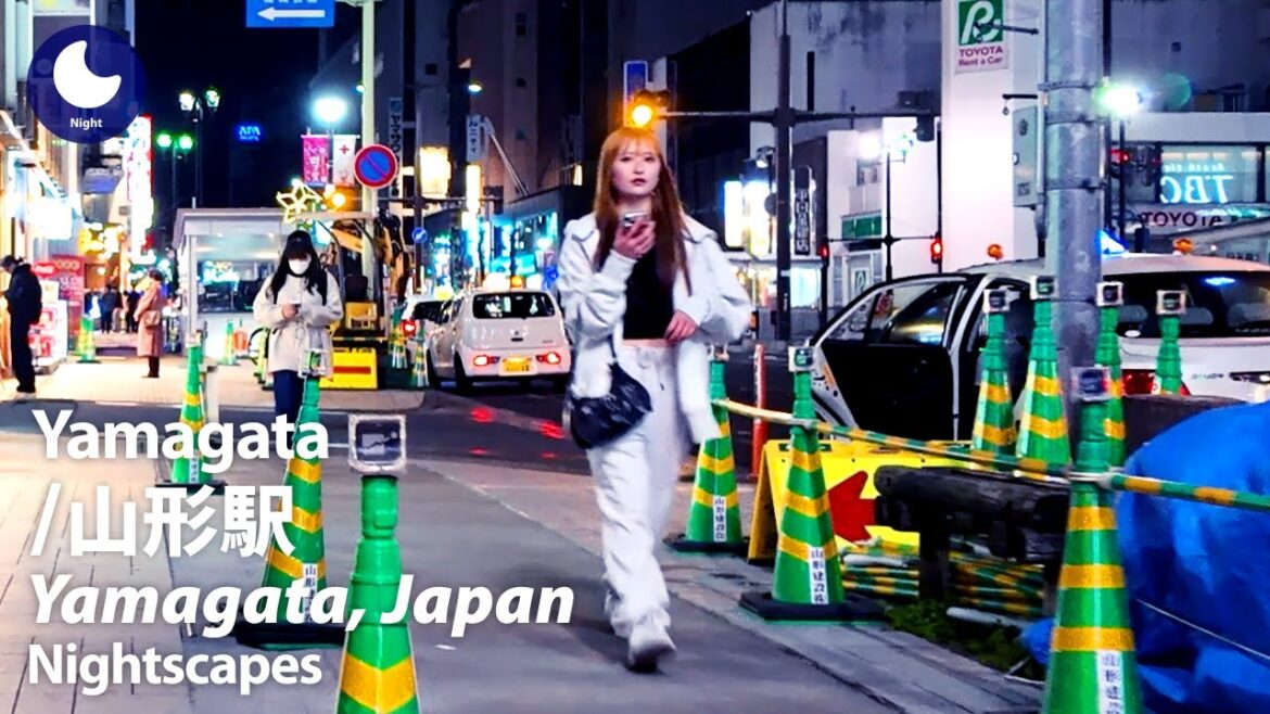 ⁴ᴷ Yamagata: Yamagata Station (山形県: 山形駅) - Japan Walking Tour (November, 2024)