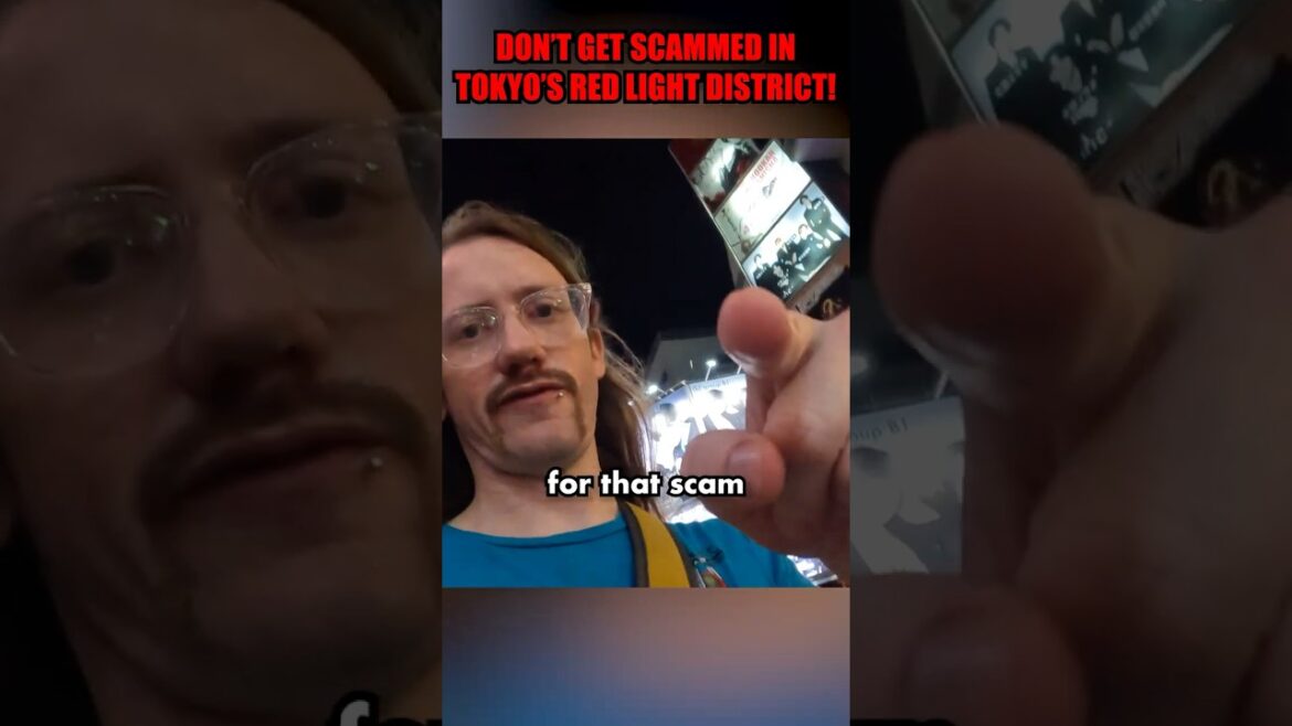 Avoid This Scam in Tokyo's Red Light District!  #japan #travel #solotraveljapan #kabukicho