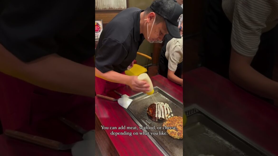 Okonomiyaki: Japan’s Savory Pancake Adventure #shorts Okonomiyaki: Japan’s Savory Pancake Adventure #shorts