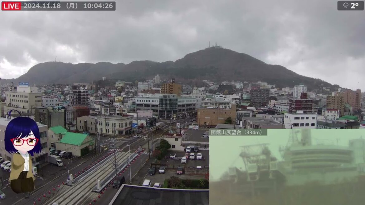 北海道 函館 降雪 2024.11.18 北海道 函館 降雪 2024.11.18