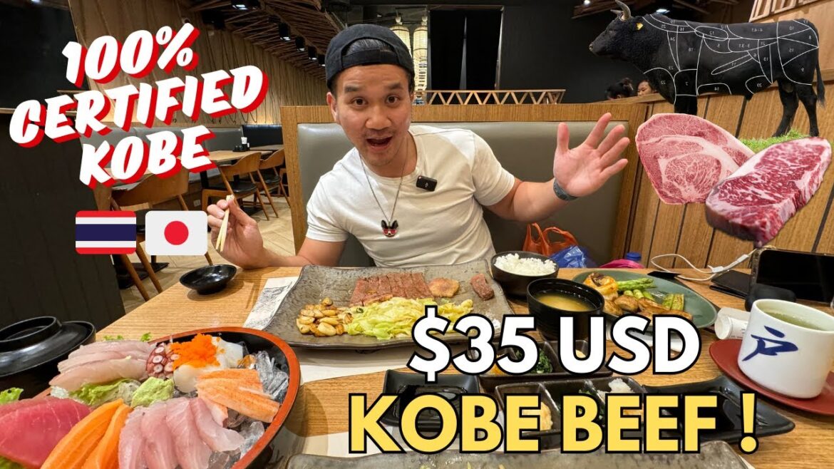 The ULTIMATE $35 Kobe Beef Bangkok Experience! #kobebeef #centralworld The ULTIMATE $35 Kobe Beef Bangkok Experience! #kobebeef #centralworld