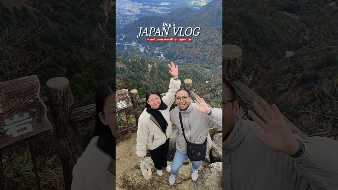 Autumn in Japan vlog: day trip from Nagoya Mt. Gozaisho in Mie, Japan #japantravel #japanvlog #japan