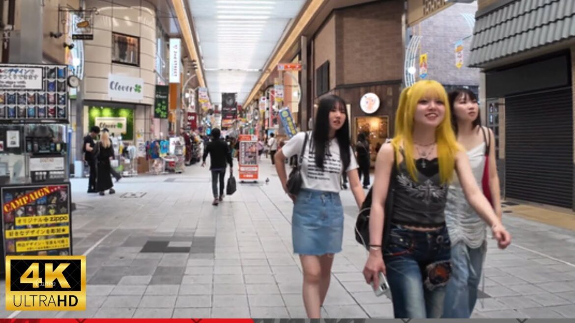 JAPAN: Walking Through Nagoya’s Side Streets in Osu | 4K HDR