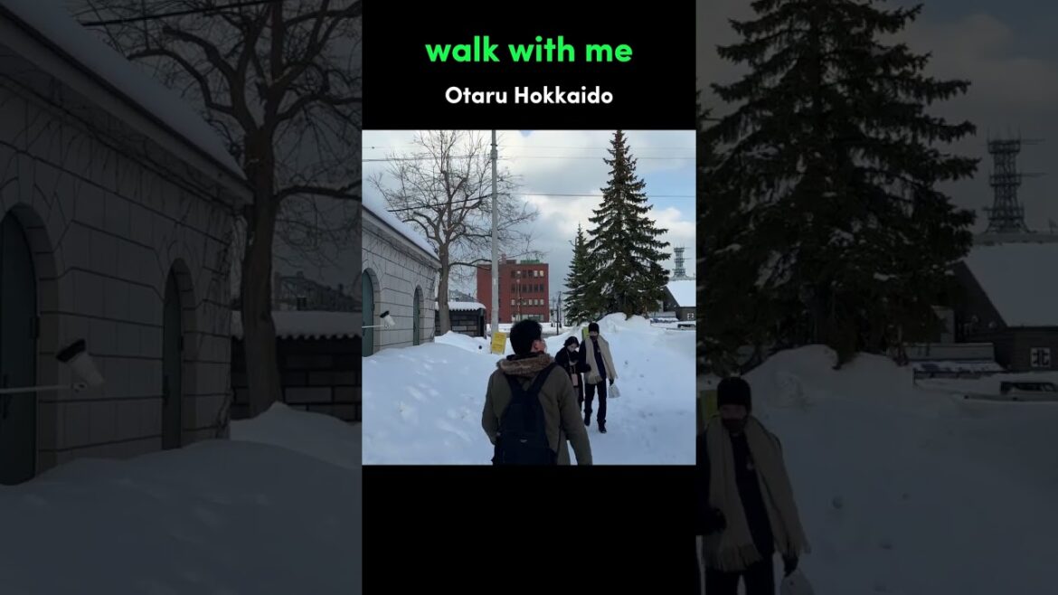 Walk With Me in Otaru Hokkaido | Japan Walking Tour