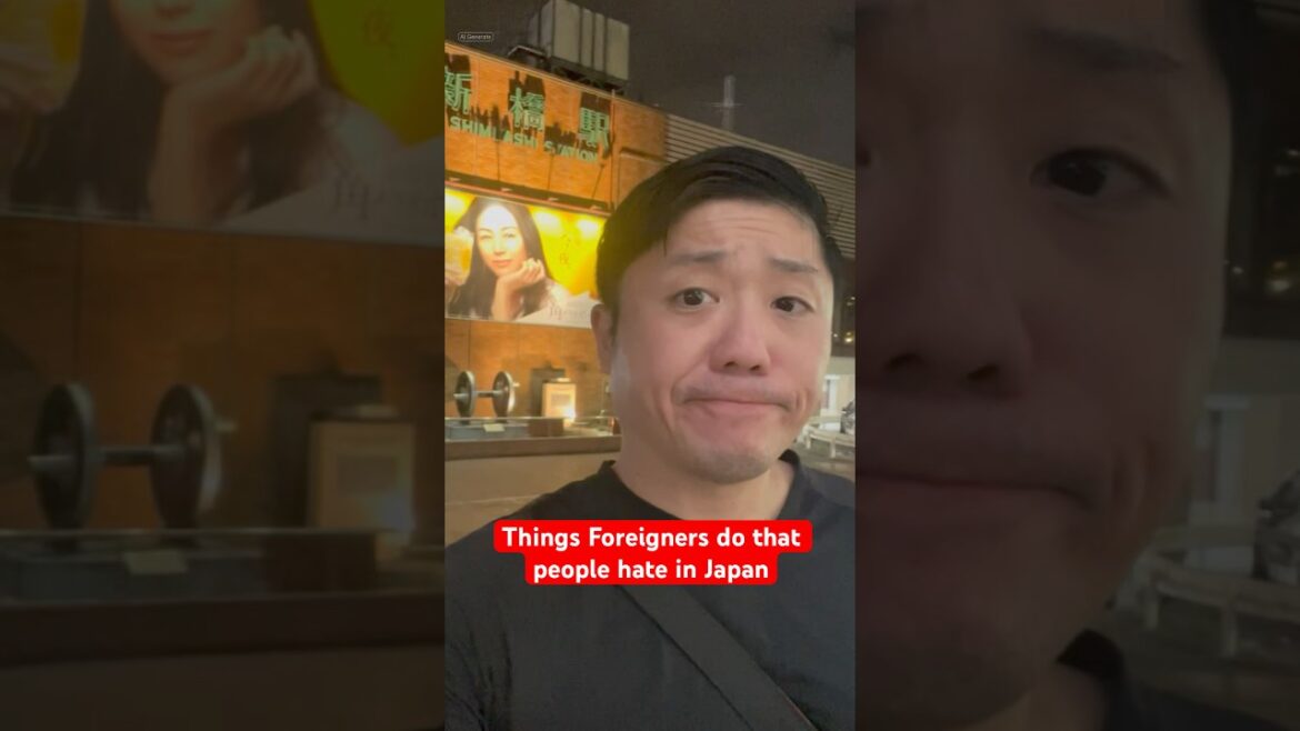 Things Foreigners Do in Japan 🤔 #shorts