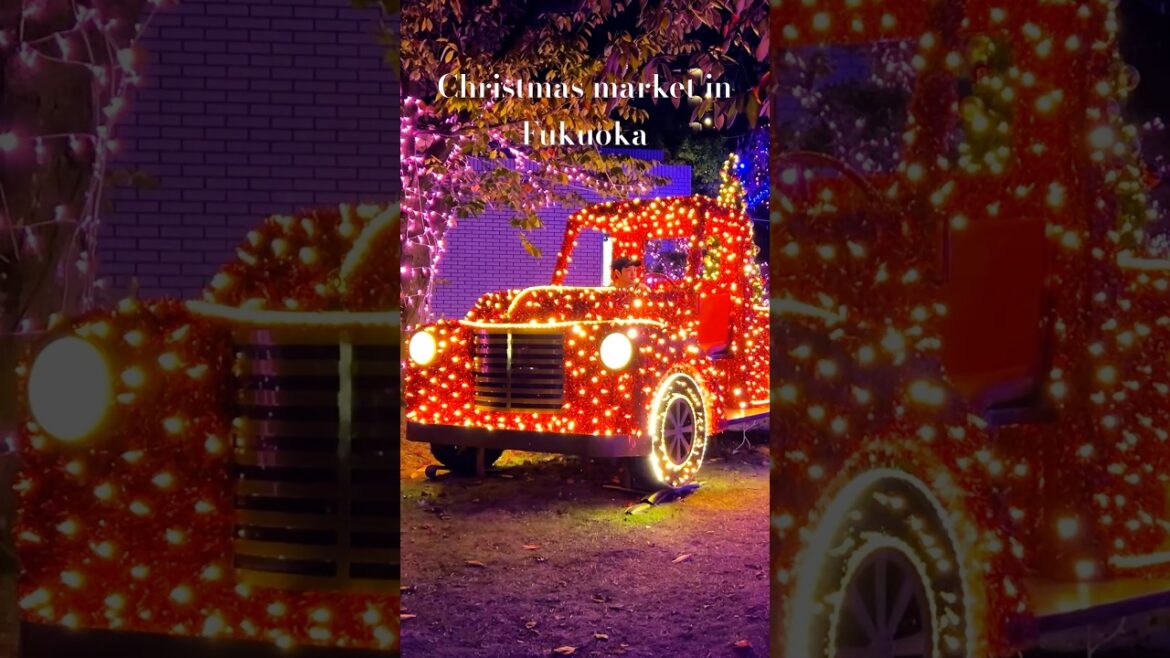 Experience the MAGIC of Fukuoka's 2024 Christmas Market!