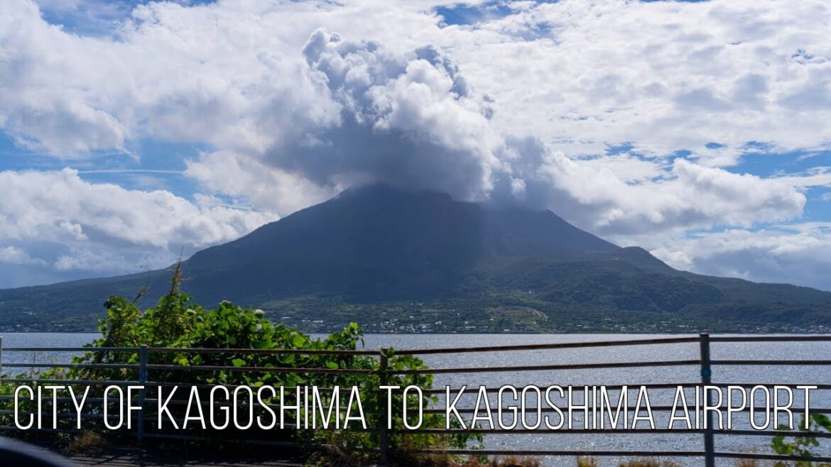 [4K Japan Drive] City of Kagoshima to Kagoshima Airport