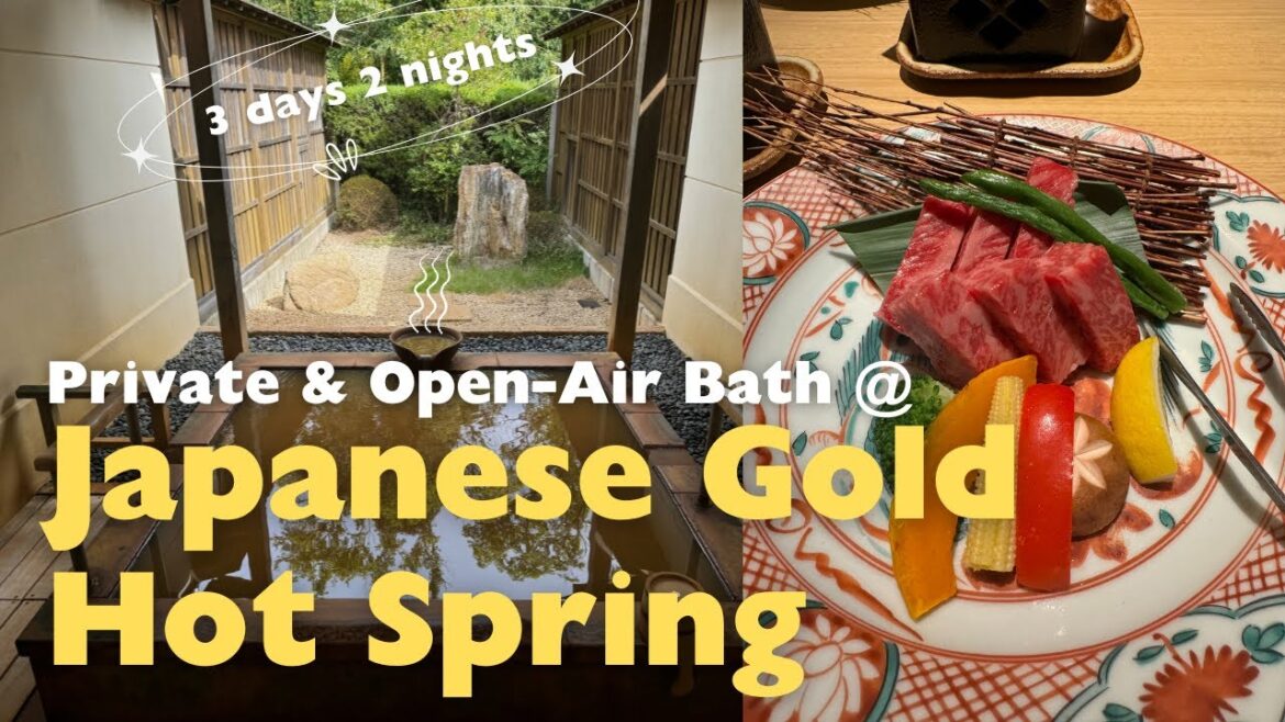 ASMR | Kobe's Famous Gold Hot Spring | Hyoe Koyokaku - My First Experience at Arima Onsen