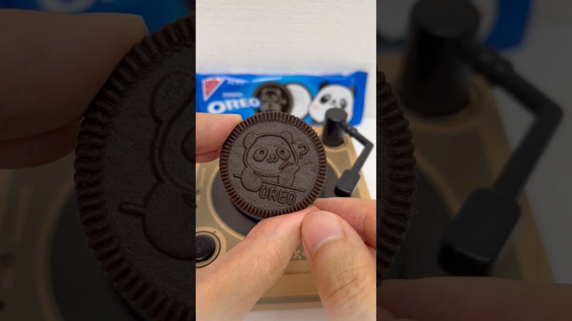 Panda Oreo with Oreo Music Box Question Panda #shorts