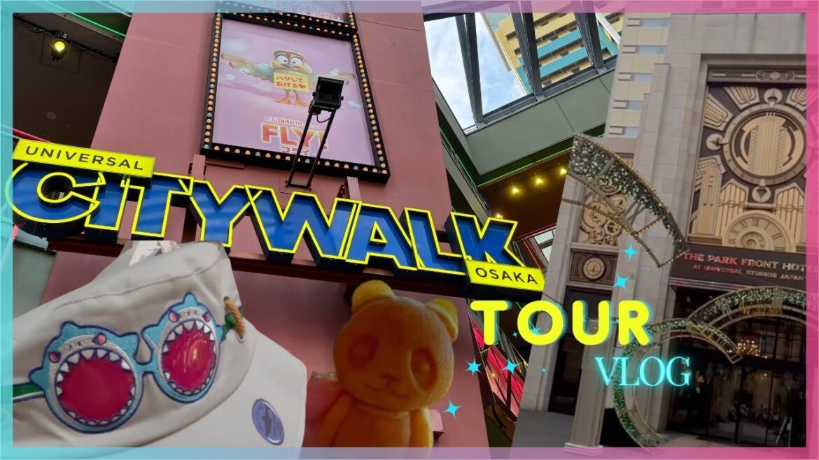 Universal City Walk Japan tour! Summer merch & Park Front Hotel room tour~! Universal City Walk Japan tour! Summer merch & Park Front Hotel room tour~!