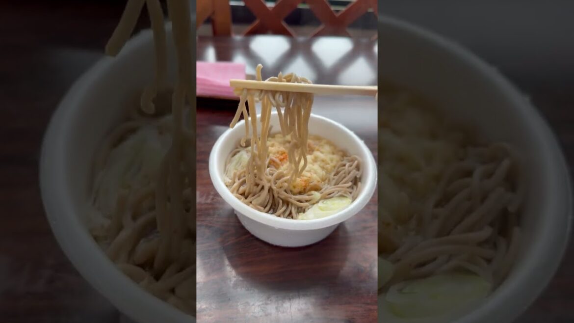 Japanese Soba Noodle Vending Machine | Akita