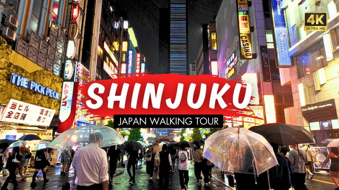 Shinjuku Rain Walk | Tokyo’s Neon Nights in 4K Shinjuku Rain Walk | Tokyo’s Neon Nights in 4K