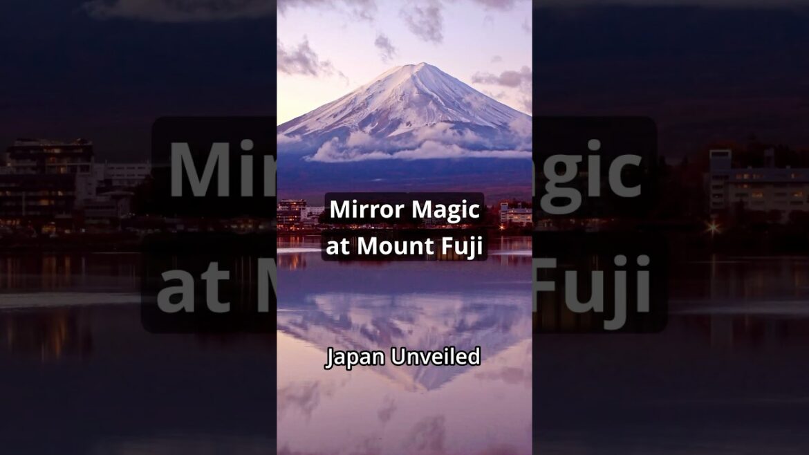 Mirror Magic at Mount Fuji | Japan Unveiled Mirror Magic at Mount Fuji | Japan Unveiled