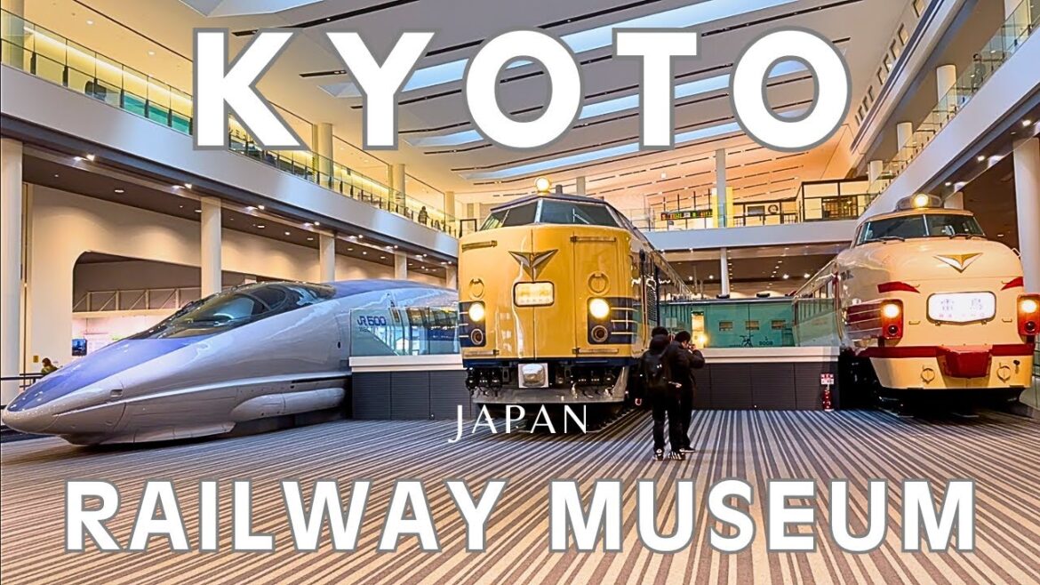 Kyoto Railway Museum, Japan Travel Vlog, Train Enthusiast's Paradise, Amazing Experience Tour