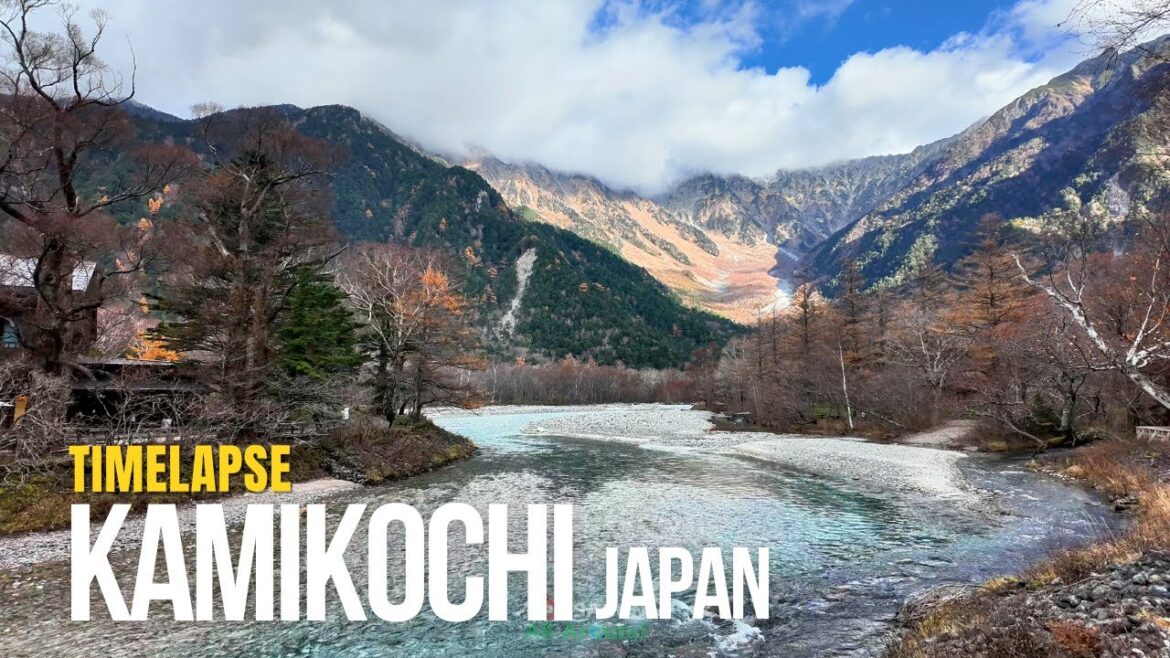 Kamikōchi, Japan in November 2024 : Video Timelapse by DJI Pocket 3
