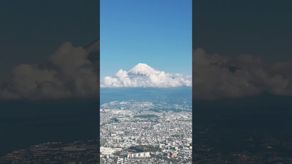 The locals say if you can see Mt Fuji it's a good day.