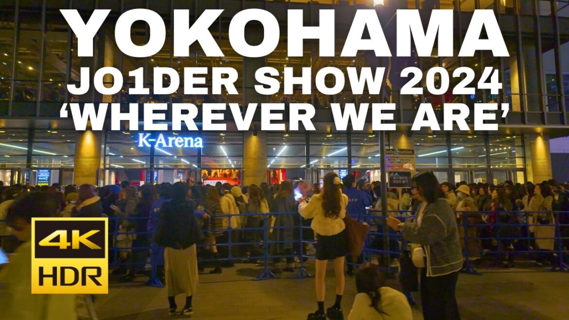 【4K HDR🇯🇵】First World Tour! JO1DER SHOW 2024 'WHEREVER WE ARE' first day venue [K Arena Yokohama]