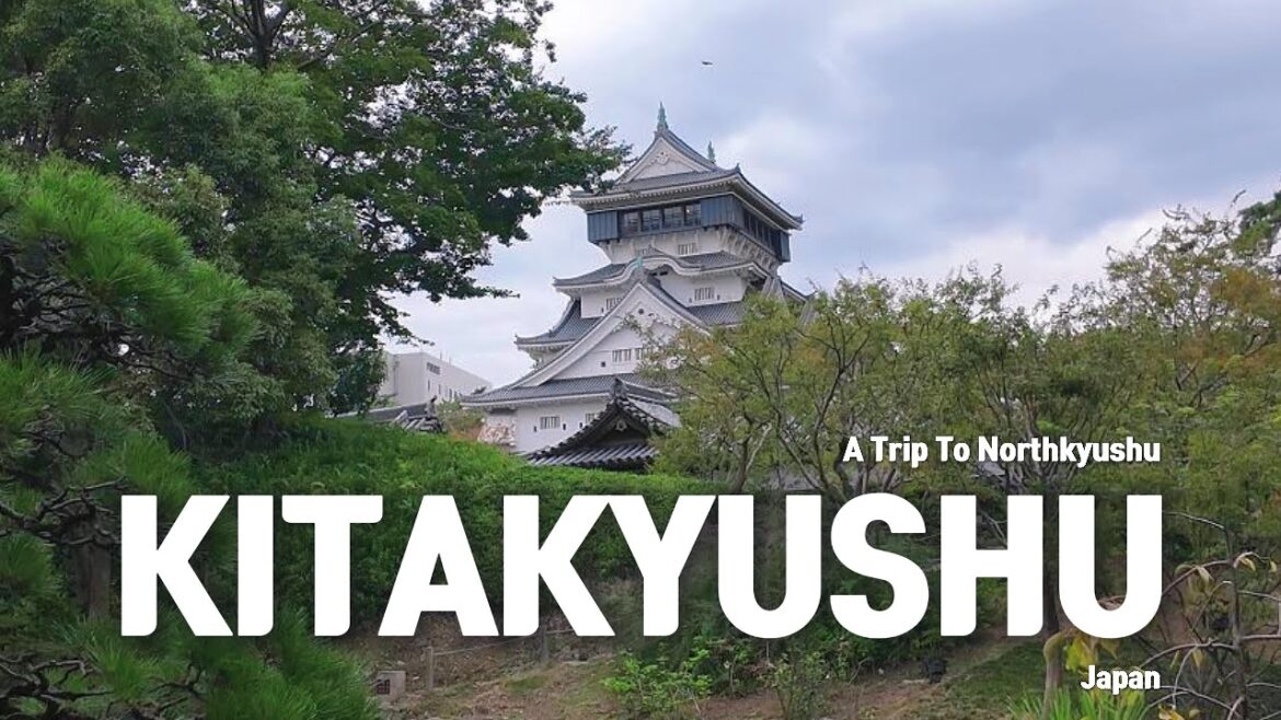Japan Kitakyushu Trip | Kokura Castle, Kokura Castle Garden, Fireworks Festival | Japan Travel Vlog