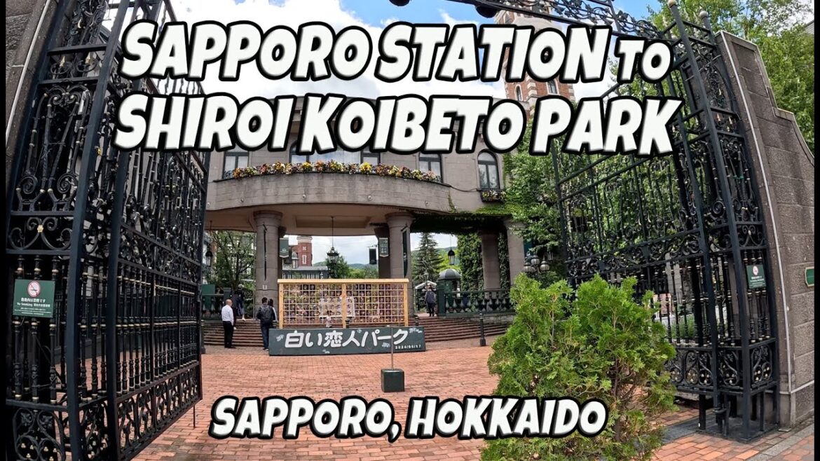 Sapporo Station to Shiroi Koibeto Park Chocolate Factory Things to do in Sapporo Hokkaido Japan #11