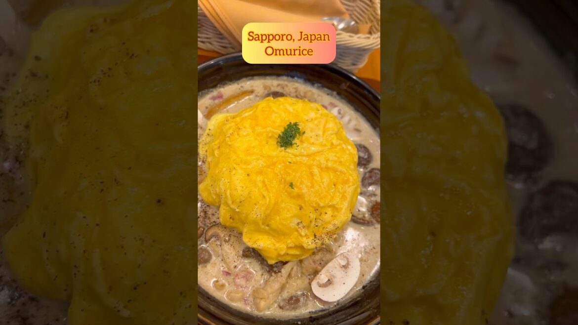 Omurice – Sapporo, Japan – November 23, 2024 Omurice - Sapporo, Japan - November 23, 2024