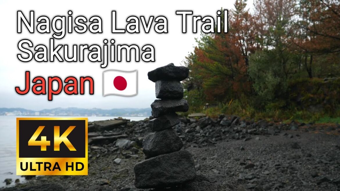 Nagisa Lava Trail on Sakurajima | Kagoshima  4K