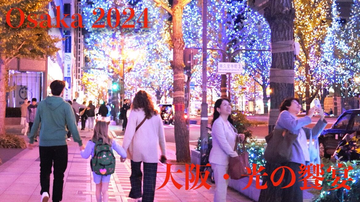 Experience Osaka’s MAGICAL Winter Wonderland at Midosuji Illumination 2024! "Experience Osaka's MAGICAL Winter Wonderland at Midosuji Illumination 2024!"